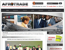 Tablet Screenshot of industrial.afrotrade.net